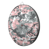 Rosa und graue Camouflage, Militär, Armee Dartscheibe (Vorderseite rechts)