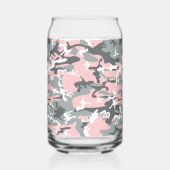 Rosa und graue Camouflage, Militär, Armee Dosenglas (Rückseite)