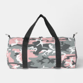 Rosa und graue Camouflage, Militär, Armee Duffle Bag (Vorderseite)