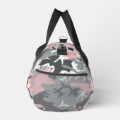 Rosa und graue Camouflage, Militär, Armee Duffle Bag (Rechts)