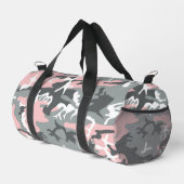 Rosa und graue Camouflage, Militär, Armee Duffle Bag (Rechte Ecke)