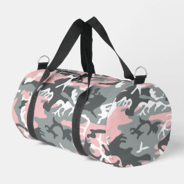 Rosa und graue Camouflage, Militär, Armee Duffle Bag