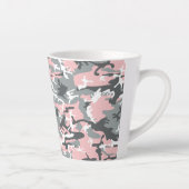 Rosa und graue Camouflage, Militär, Armee Milchtasse (Rechts)