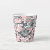 Rosa und graue Camouflage, Militär, Armee Milchtasse (Vorderseite)