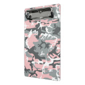 Rosa und graue Camouflage, Militär, Armee Mini Klemmbrett (Gewinkelt2)