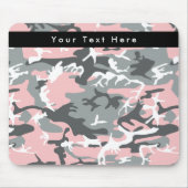 Rosa und graue Camouflage, Militär, Armee Mousepad (Vorne)
