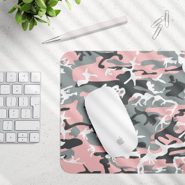 Rosa und graue Camouflage, Militär, Armee Mousepad