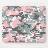 Rosa und graue Camouflage, Militär, Armee Mousepad (Vorne)