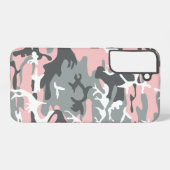 Rosa und graue Camouflage, Militär, Armee Samsung Galaxy Hülle (Rückseite (Horizontal))
