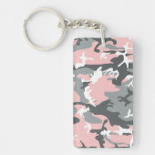 Rosa und graue Camouflage, Militär, Armee Schlüsselanhänger (Vorderseite)