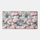 Rosa und graue Camouflage, Militär, Armee Schreibtischunterlage (Vorderseite)