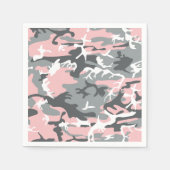 Rosa und graue Camouflage, Militär, Armee Serviette (Vorderseite)