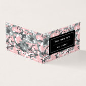 Rosa und graue Camouflage, Militär, Armee Visitenkarten (Vorderseite)