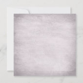 Rosa und graue Elefantenhochzeit speichern das Dat Save The Date (Rückseite)