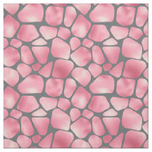 Rosa und graue Giraffe drucken