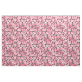 Rosa und graue Giraffe drucken Stoff (Fat Quarter (45,7 x 55,9 cm))