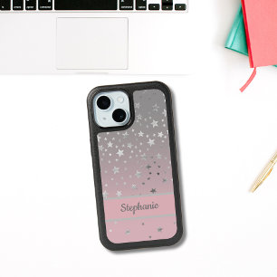 Rosa und graue Stars Ombre Stilvolle Chic Moderne