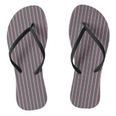 Rosa und graue Streifen Badesandalen (Fußbett)
