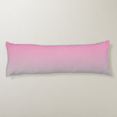 "Rosa und graues Ombre" Seitenschläferkissen (Rückseite)