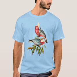 Rosa und Gray Galah Australian Bird Illustration T-Shirt
