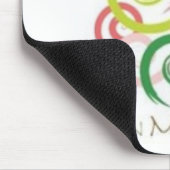 Rosa und Grün auf meinem Verstand Mousepad (Ecke)