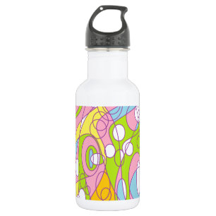 Rosa und Grün Edelstahlflasche