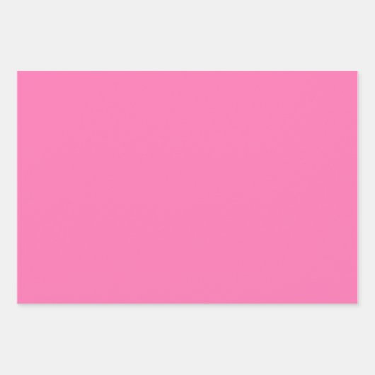 Rosa und Grün Geschenkpapier Set (Vorderseite)