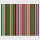 Rosa und grün gestreift geschenkpapier (Flach)