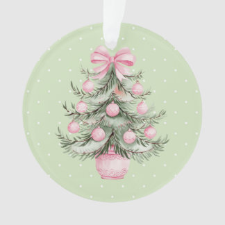 Rosa und Grün Ornament