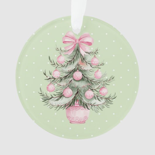 Rosa und Grün Ornament (Vorderseite)