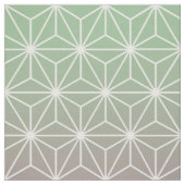 Rosa und grüne Asanoha (groß) Stoff (Muster)