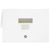 Rosa und grüne beeindruckende Wasserfarbenlandscha (Rückseite Horizontal)