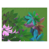 Rosa und grüne Blätter Tischdecken aus Leaf (Vorderseite (Horizontal))