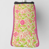 Rosa und grüne Blüten Golf Headcover (Rotieren 90)