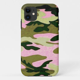 Rosa und grüne Camoflaume Case-Mate iPhone Hülle