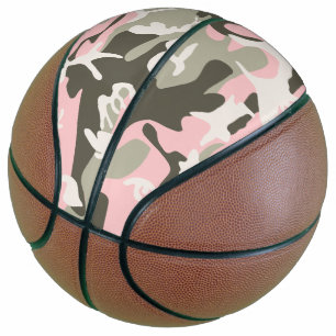Rosa und grüne Camouflage, Militär, Armee Basketball