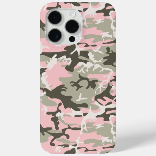 Rosa und grüne Camouflage, Militär, Armee Case-Mate iPhone Hülle (Rückseite)