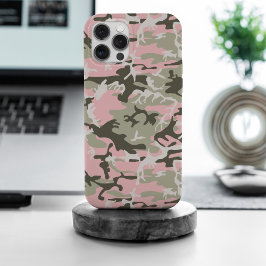 Rosa und grüne Camouflage, Militär, Armee Case-Mate iPhone Hülle
