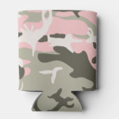 Rosa und grüne Camouflage, Militär, Armee Dosenkühler (Rückseite)