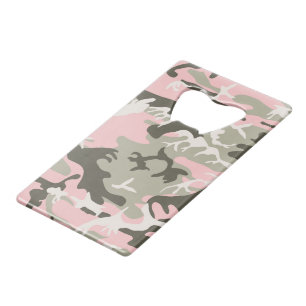 Rosa und grüne Camouflage, Militär, Armee Geldbeutel Flaschenöffner