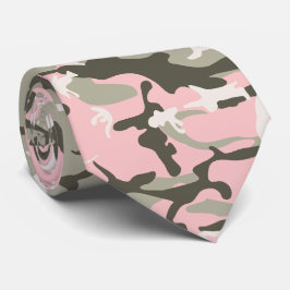 Rosa und grüne Camouflage, Militär, Armee Krawatte