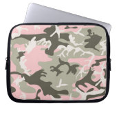Rosa und grüne Camouflage, Militär, Armee Laptopschutzhülle (Vorderseite)