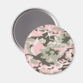 Rosa und grüne Camouflage, Militär, Armee Magnet (Vorderseite/Rückseite)