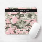 Rosa und grüne Camouflage, Militär, Armee Mousepad (Mit Mouse)