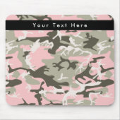 Rosa und grüne Camouflage, Militär, Armee Mousepad (Vorne)