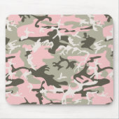 Rosa und grüne Camouflage, Militär, Armee Mousepad (Vorne)
