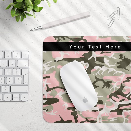 Rosa und grüne Camouflage, Militär, Armee Mousepad