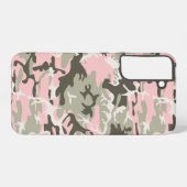 Rosa und grüne Camouflage, Militär, Armee Samsung Galaxy Hülle (Rückseite (Horizontal))