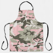 Rosa und grüne Camouflage, Militär, Armee Schürze (Vorderseite)