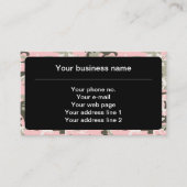 Rosa und grüne Camouflage, Militär, Armee Visitenkarte (Vorderseite)